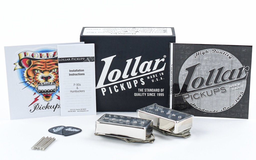 Lollar Novel 90 Set Nickel Matte Black | The Fellowship of Lollar Novel 90 Set Nickel Matte Black | The Fellowship of